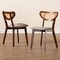 Baxton Studio Dannell Mid-Century Modern Grey Fabric and Walnut Brown Finished Wood 2-Piece Dining Chair Set 236-2PC-13290-ZORO - alternate 5